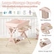 preview thumbnail 25 of 31, Gymax Baby Diaper Changing Table Folding Newborn Nursery Organizer