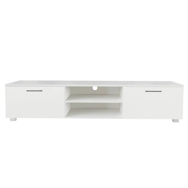 TV Stand for TVs Up to 70+,Wood TV Stand for Living Room,TV Console Cabinet with Shelves