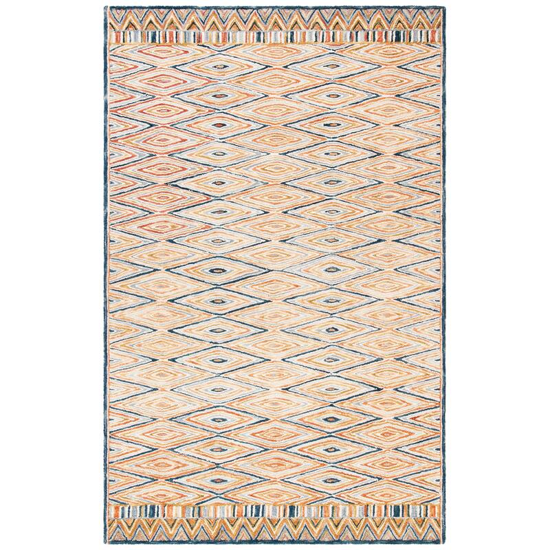 SAFAVIEH Handmade Abstract Ruveyda Modern Wool Rug