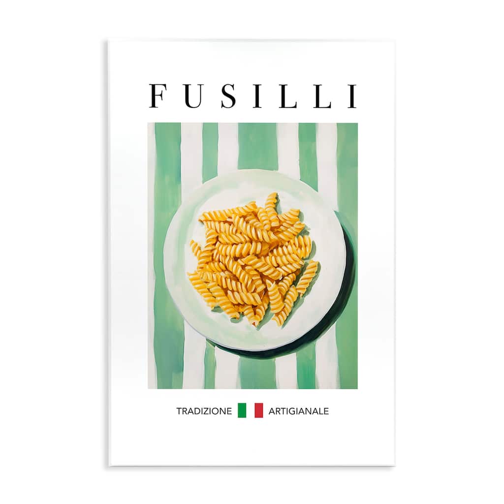 Stupell Traditional Fusilli Pasta Wall Plaque Art Design By Andreas Magnusson