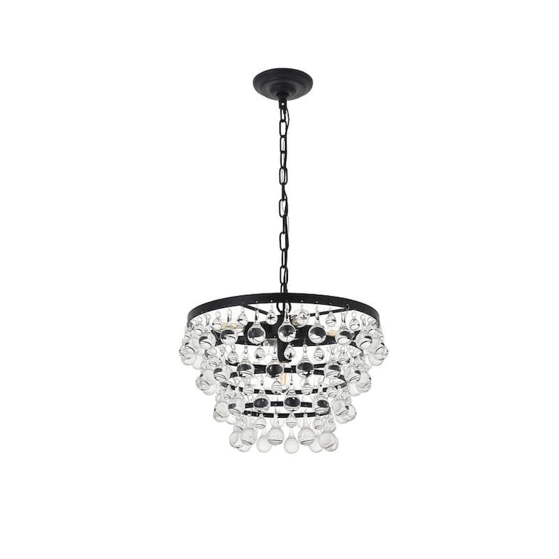 Kora 5 light Black Pendant