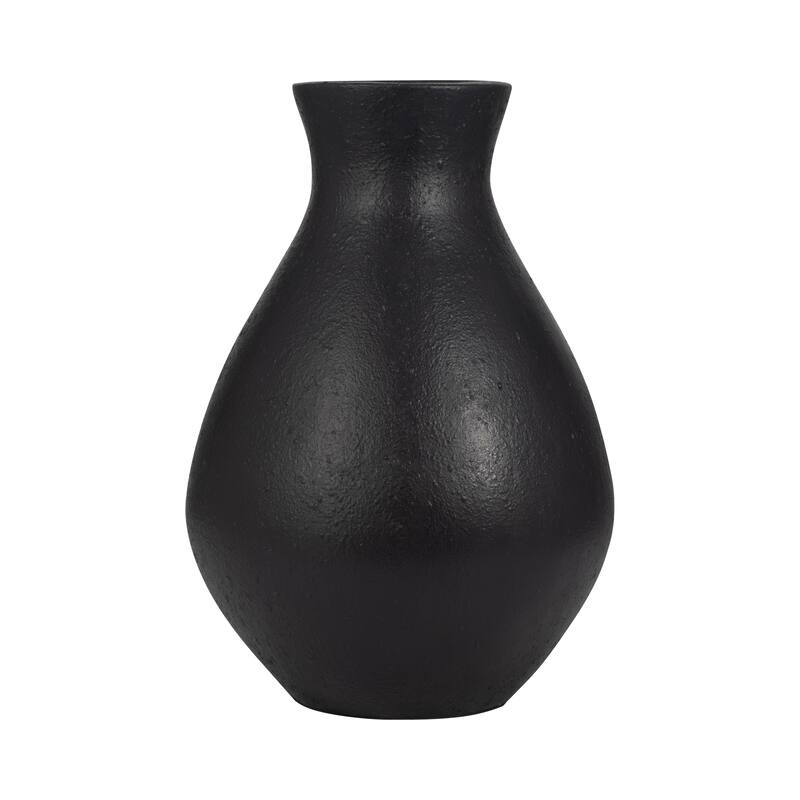 Sagebrook Home Terracotta, 19" Unique Vase, Round, Textured, Serenity/Mysterious, Ideal gift