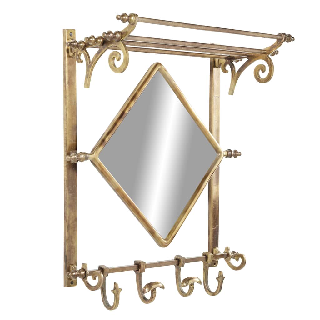 Wall Shelf - Copper or Brass - Roche River Decor