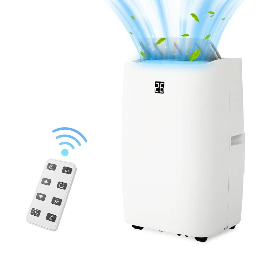 Portable Air Conditioner - 12000 BTU, Cools Up To 350 sq. ft, 4-in-1 with Window Kit