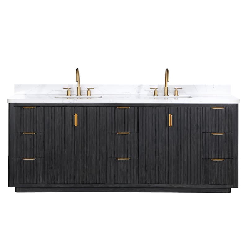 Cadiz Bath Vanity with Composite Stone Top without Mirror