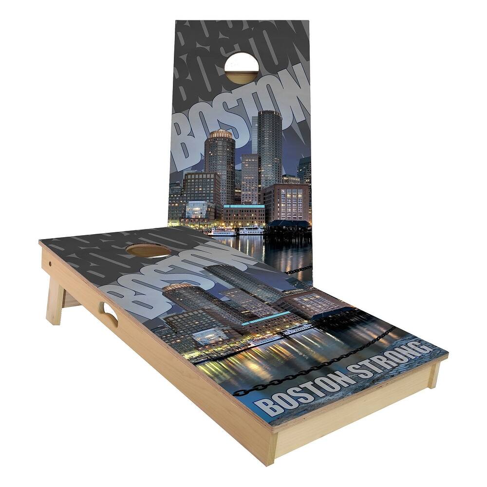 Boston City Outdoor Cornhole Board Set