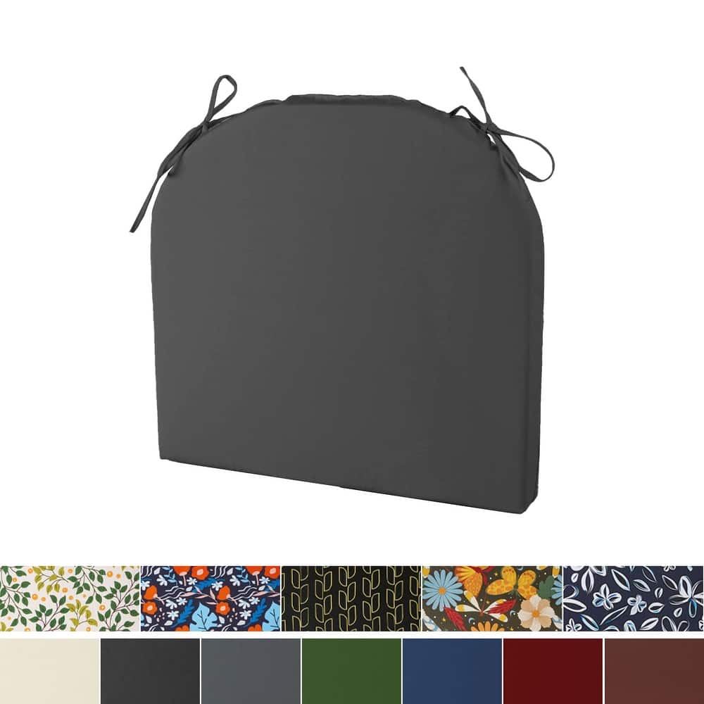 Set of 4 Solid Soft Outdoor Patio Deep Seat Cushion