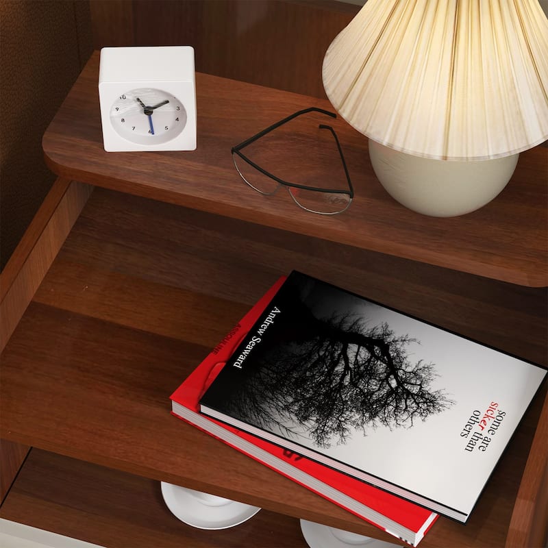 Modern Wood Nightstand with Drawer for Bedroom - On Sale - Bed Bath ...