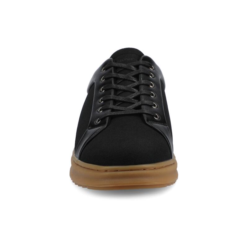 Vance Robby Casual Sneaker - Medium - Black Suede - 10.5