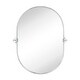 preview thumbnail 6 of 24, TEHOME Elysian Farmhouse Oval Pivot Metal Wall Mirror - 20'' x 30''