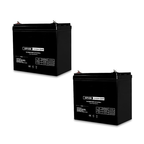 Replacement Deep Cycle AGM SLA Battery 12V-50Ah (2-Pack) Replacement Deep Cycle AGM SLA Battery