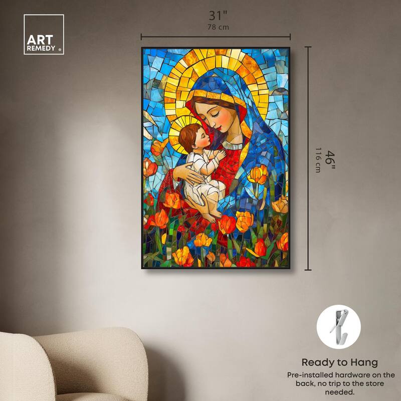 Glass Gospel I Canvas by Art Remedy