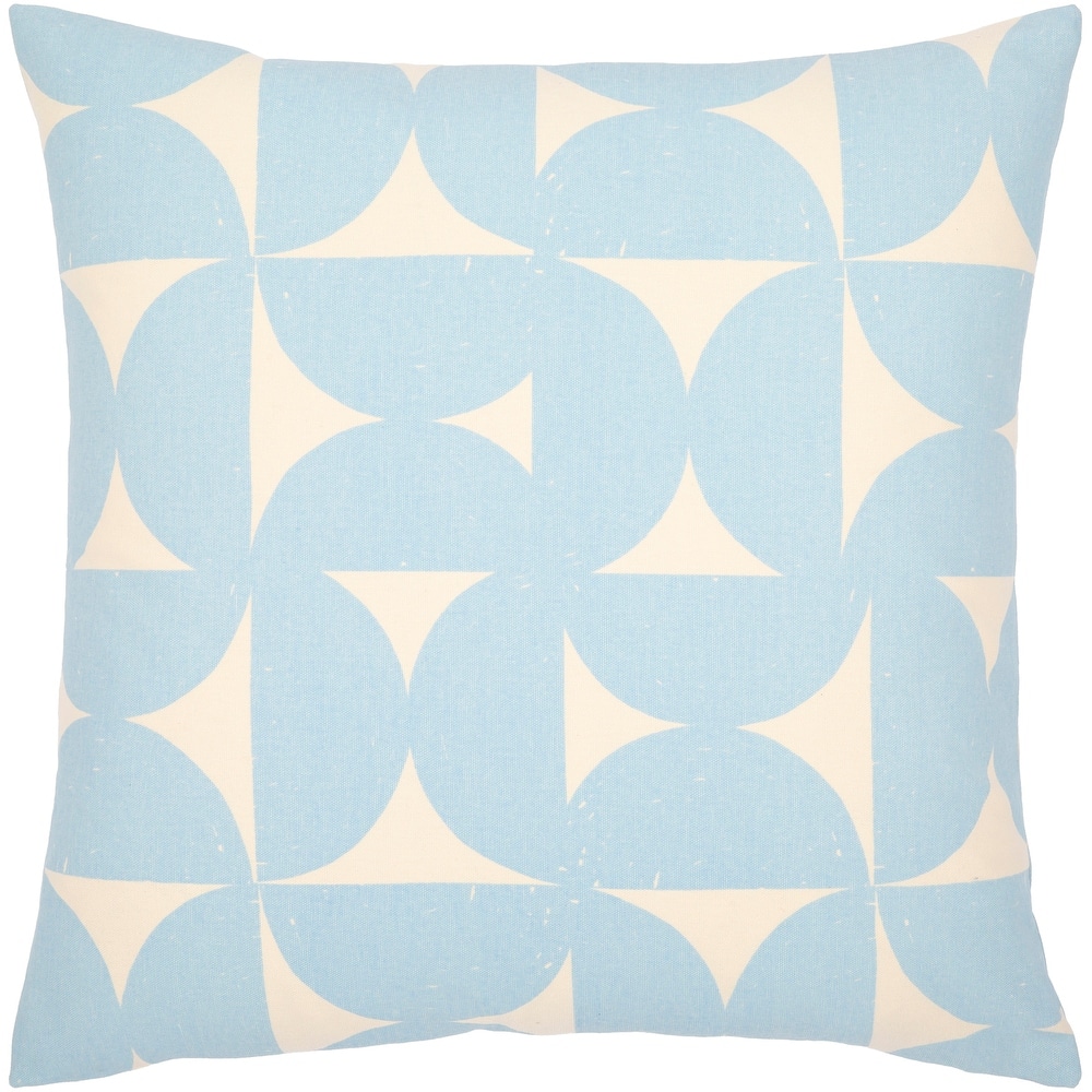 Livabliss Sanaya Half Circle Print Geometric Throw Pillow
