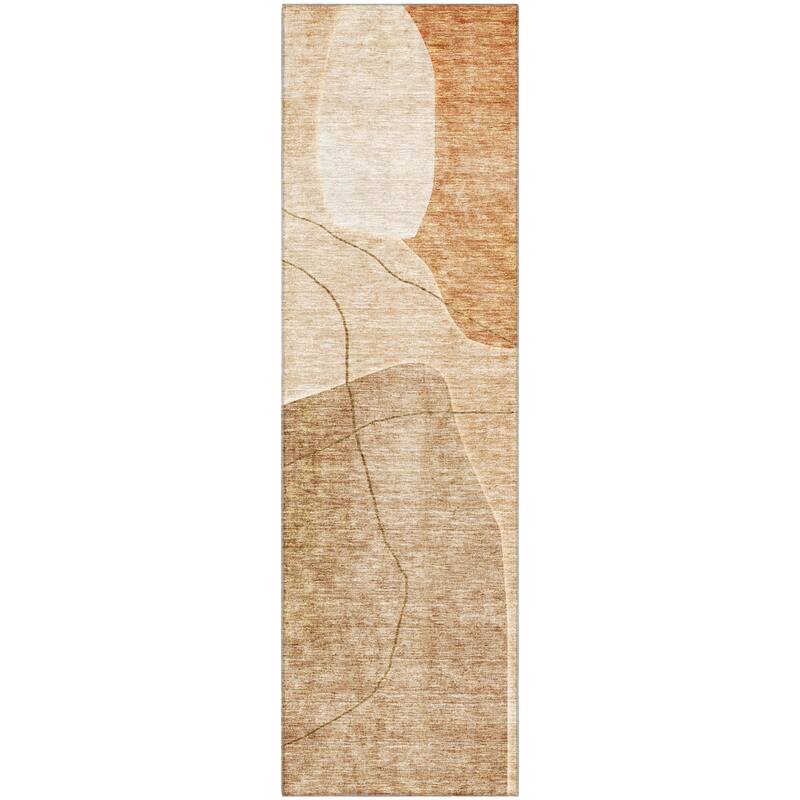 Premium Washable Super Soft Abstract Mod Mayfield Rug
