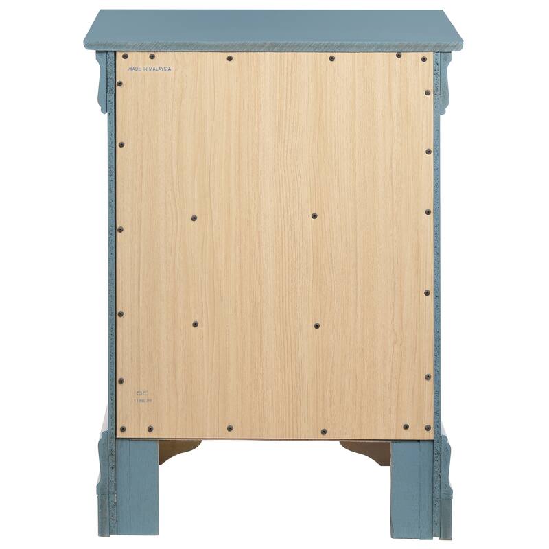 Modern Storage Nightstand with Three Roomy Drawers Bedside Table Bedroom Cabinet for Bedroom