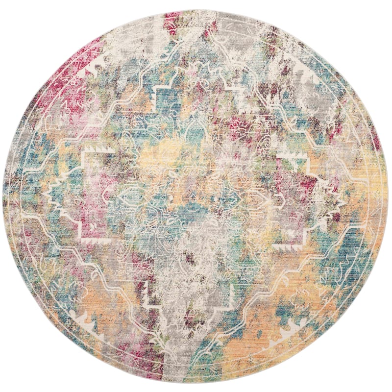SAFAVIEH Mystique Adila Oriental Polyester Rug
