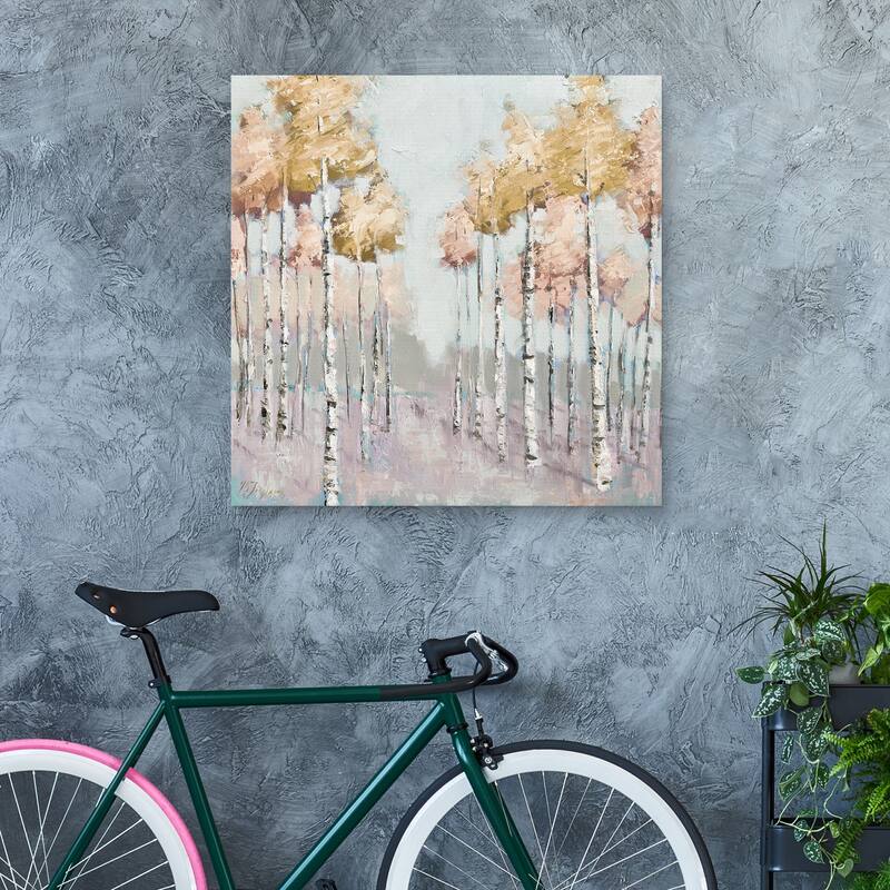 Summer Aspen Blush by Jennifer Stottle Taylor Canvas Art Print