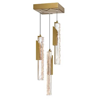 Valira Integrated LED Brass Mini Pendant