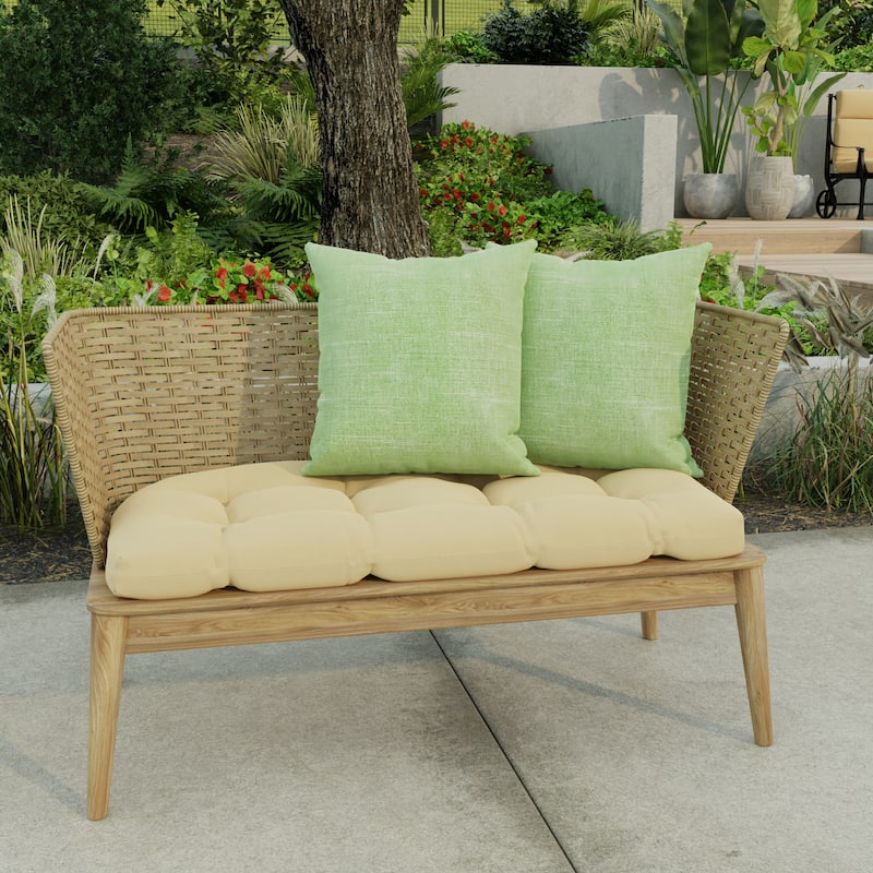 16" x 16" Outdoor Throw Pillow - Set of 2 - 16'' L x 16'' W x 4'' H