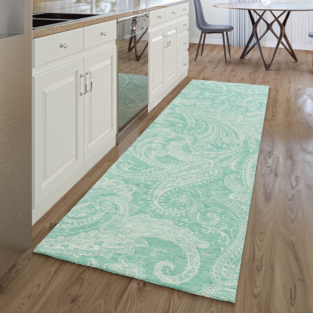 Premium Washable Super Soft Traditional Paisley Mayfield Rug