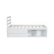 preview thumbnail 4 of 58, Wooden Platform Bed Frame with Removable Storage Shelves, Built-in Two Storage Drawers and Headboard for Kids, Teens