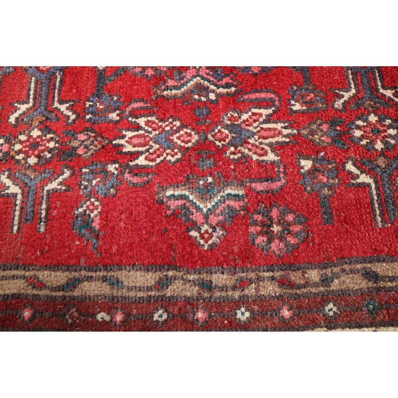 ECARPETGALLERY Hand-knotted Antalya Vintage Red Wool Rug - 6'9 x 9'4