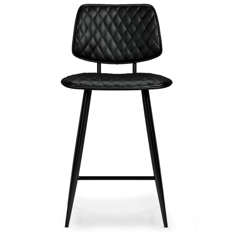WYNDENHALL Skyla Contemporary 16 inch Counter Height Stool (Set of 2) - 19.5"D x 19"W x 38"H