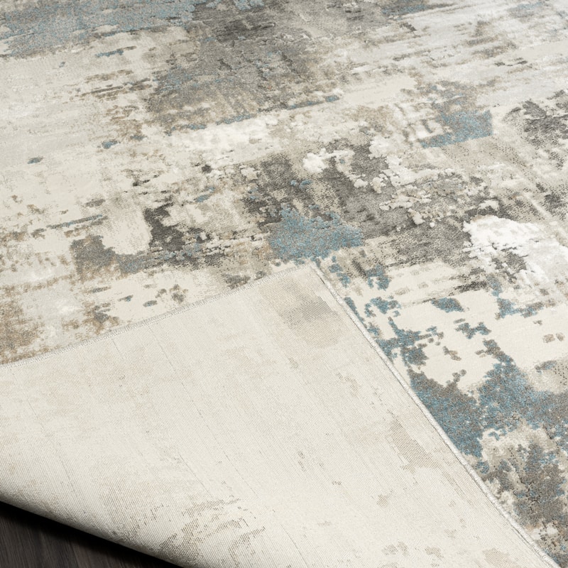 N Natori Serengeti Brushstroke Abstract Area Rug