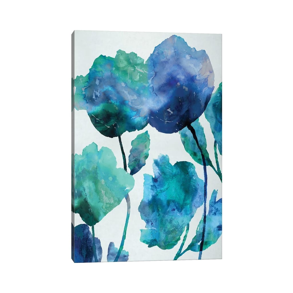 iCanvas "Aqua Blossom Triptych III" by Vanessa Austin Canvas Print