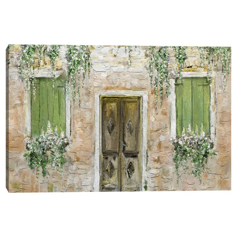 Bienvenue Light by Studio Arts Canvas Art Print