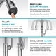 preview thumbnail 42 of 144, Kraus 2-Function 1-Handle 1-Hole Pulldown Sprayer Brass Kitchen Faucet