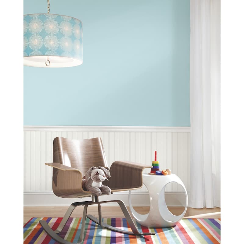 RoomMates White Beadboard Peel and Stick Wallpaper Bed Bath & Beyond