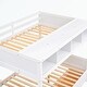 preview thumbnail 23 of 40, Twin over Full Bunk Bed with Shelfs, Storage Staircase and 2 Drawers