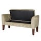 preview thumbnail 14 of 31, Copper Grove ArumVelvet Tufted Storage Bench / Settee