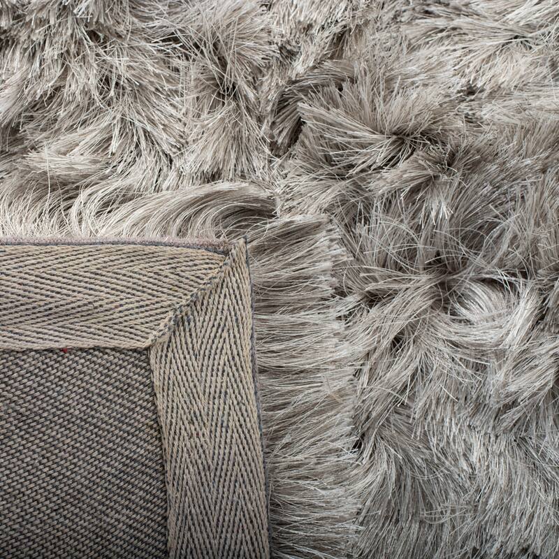 SAFAVIEH Handmade Ocean Shag Lyse Glam 2.5-inch Thick Rug