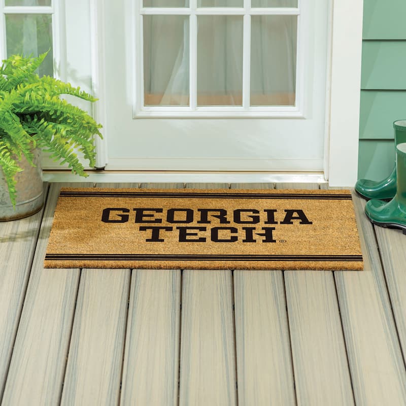 Georgia Tech Monochrome Indoor/Outdoor Coir Door Mat