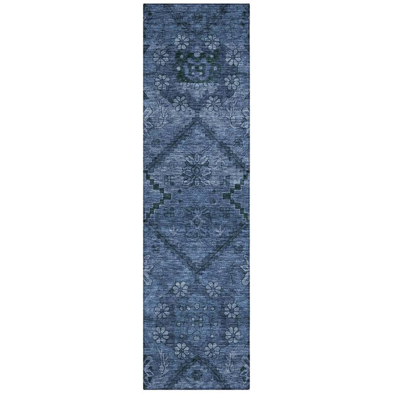 Machine Washable Indoor/ Outdoor Chantille Boho Global Rug