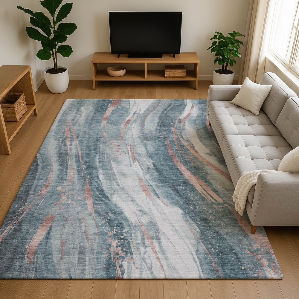 Premium Washable Super Soft Modern Contemporary Mayfield Rug