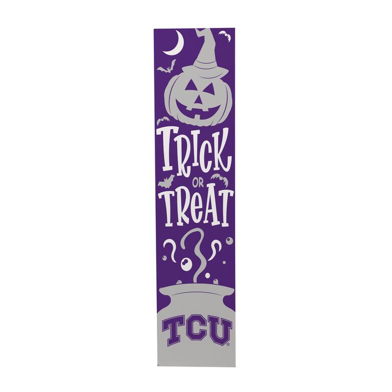 47" Double Sided Seasonal Porch Leaner, Texas Christian University - 47" x 11.25"