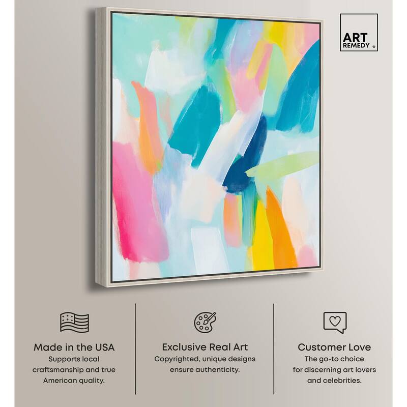 Whirlwind of Color I Canvas by Art Remedy