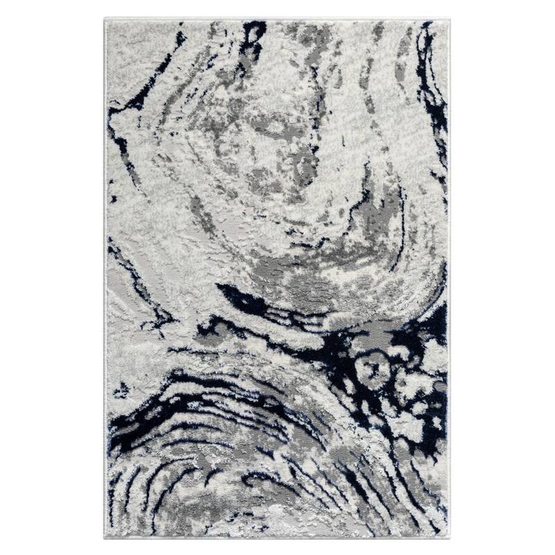 Luxe Weavers Marble Swirl Area Rug, Stain-Resistant Carpet