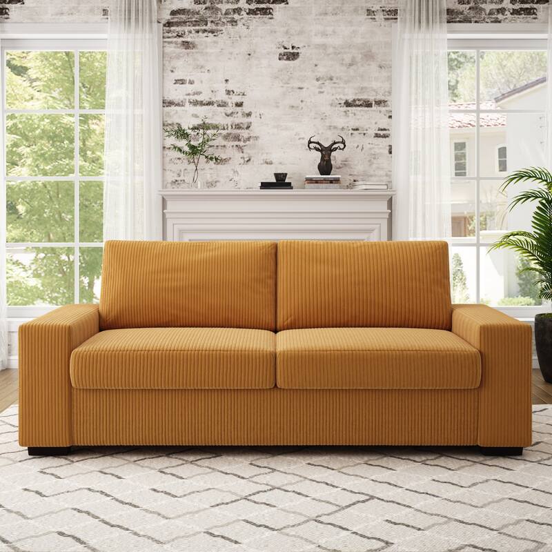 80" Sofa Couch Upholstered Loveseat for Living Room