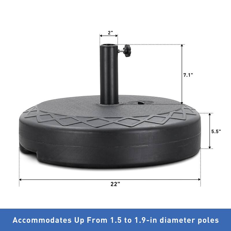 Autlaycil Umbrella Base, Patio Umbrella Stand Base