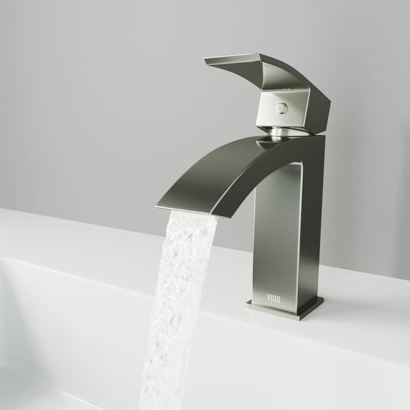 VIGO Satro 7" H Single Handle Single Hole Bathroom Faucet