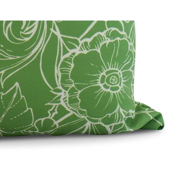 20 x 20 Inch Zentangle 4 Floral Print Outdoor Pillow