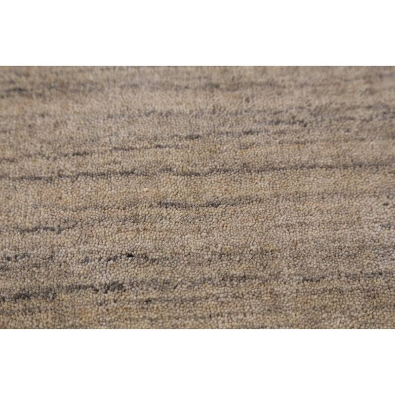 Hand Knotted Oriental 100% Wool Carpet Tribal Tribal Beige & Ivories Gabbeh Area Rug - 7' 9'' X 5' 0''