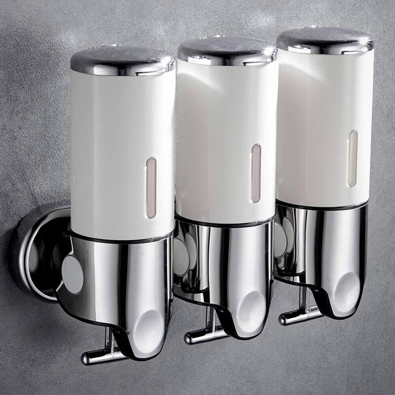 Wall Mounted 500Ml Liquid Kitchen Soap & Lotion Dispenser (Set of 3