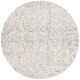 preview thumbnail 27 of 102, SAFAVIEH Handmade Abstract Isaltina Modern Wool Rug 6' Round - Grey/Ivory - Round