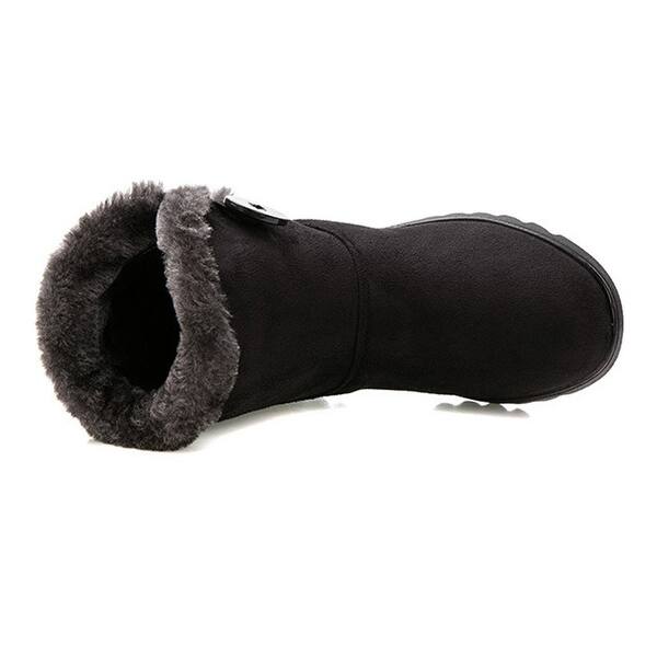 Shop Dear Time Women Winter Warm Button Snow Boots 9 Overstock 28133005