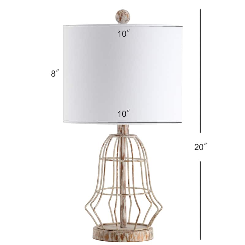 SAFAVIEH Lighting Aile 20-inch LED Table Lamp - 10"x10"x20" - 10Wx10Dx20H